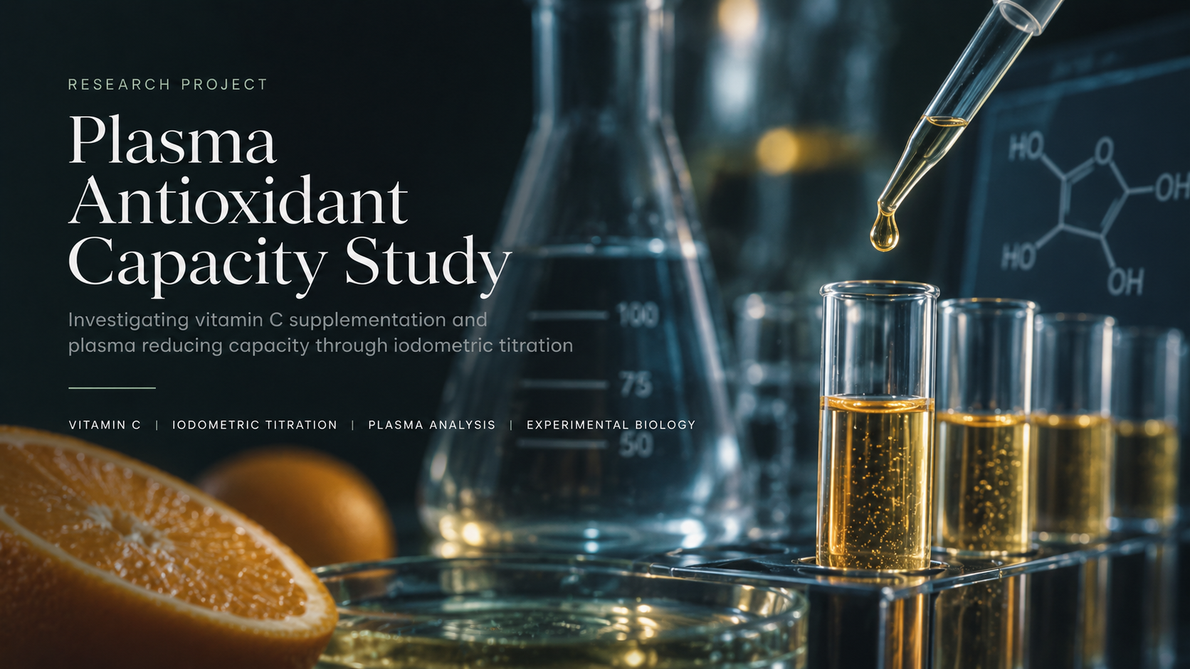 Cover image for Plasma Antioxidant Capacity Study