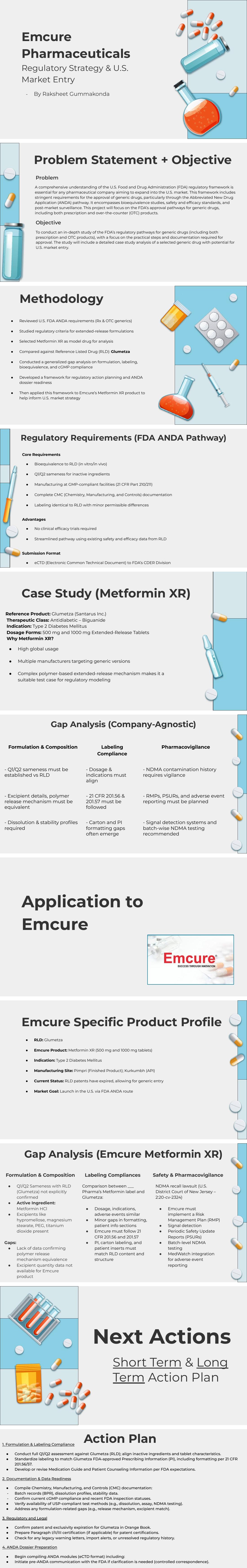 Slides from the FDA regulatory strategy and U.S. market entry presentation